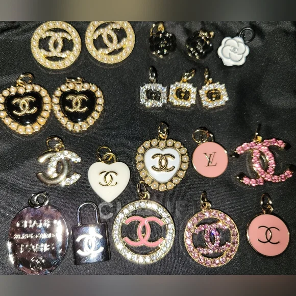 Authentic Stamped Upcycled Charms and Zipper Pulls For Jewlery Projects - Picture 3 of 10